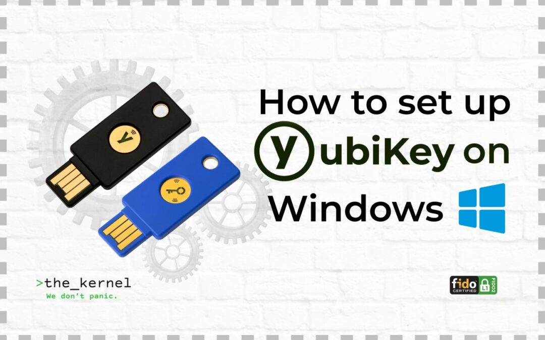 How to set up YubiKey in Windows 10